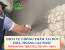 Thợ chống thấm tại Đức Hòa
